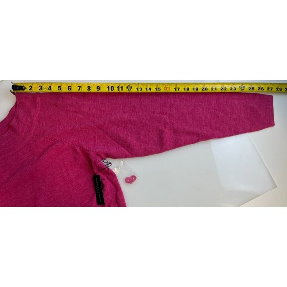 Sarah Spencer Women's Pink 100% Merino Wool Scoop Neck Sweater Size 2X - Picture 10 of 11